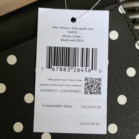 disney x kate spade new york minnie mouse north south flap phone crossbody - Picture 9 of 16